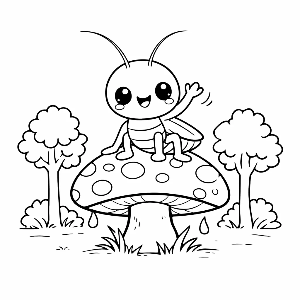 coloriage-grillon Page 14