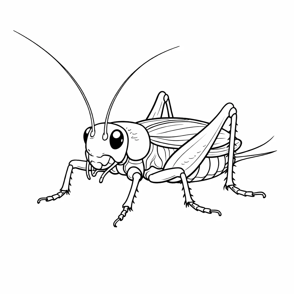 coloriage-grillon Page 4