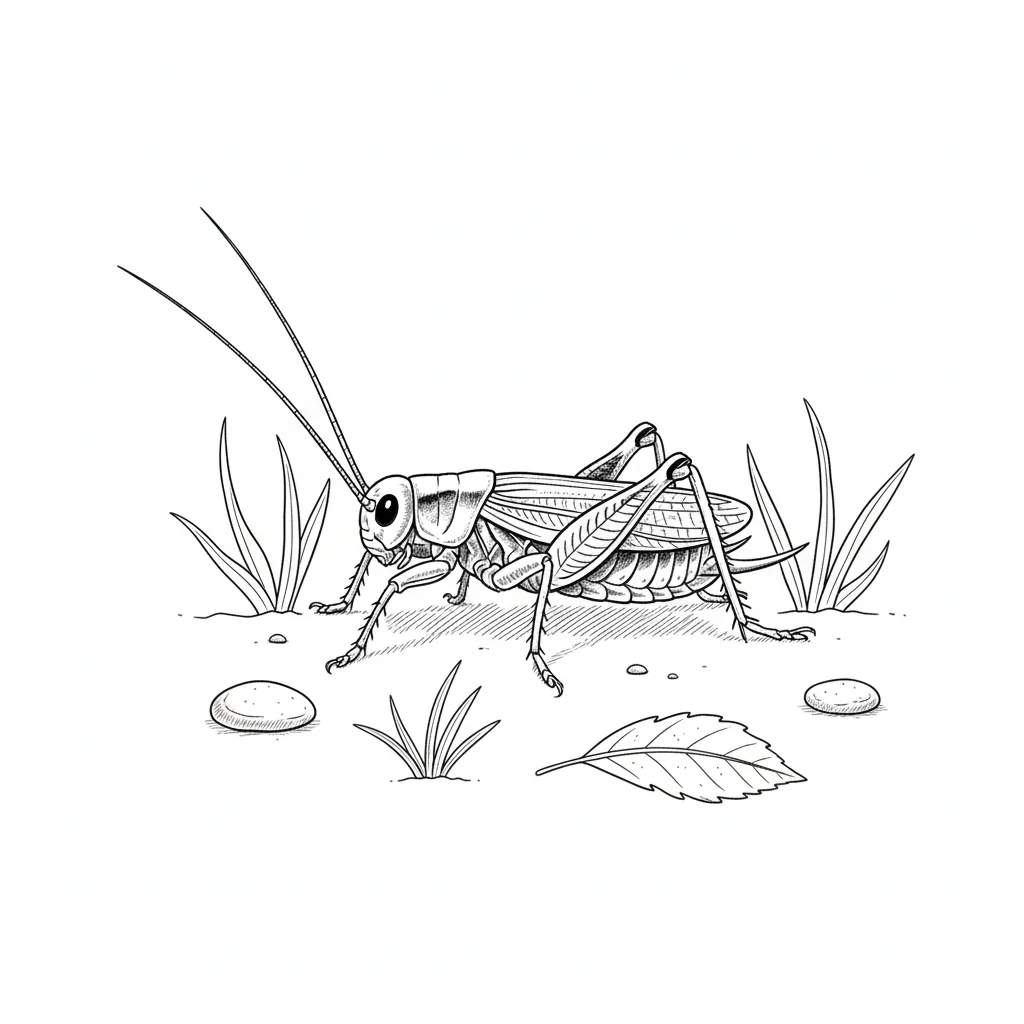 coloriage-grillon Page 7