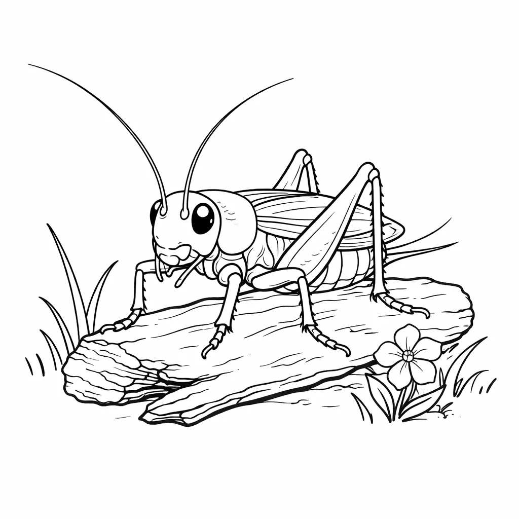 coloriage-grillon Page 8