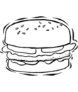 délicieux cheeseburger