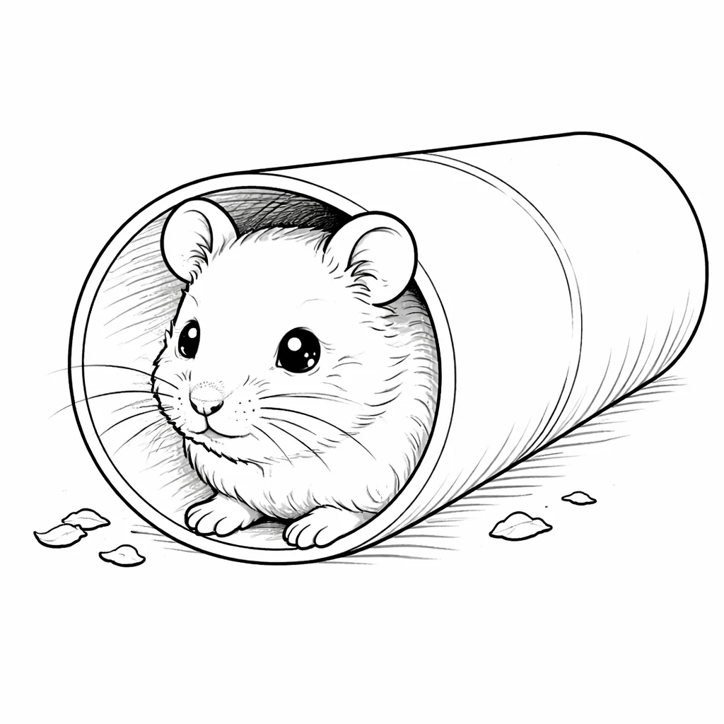 coloriage-hamster Page 12