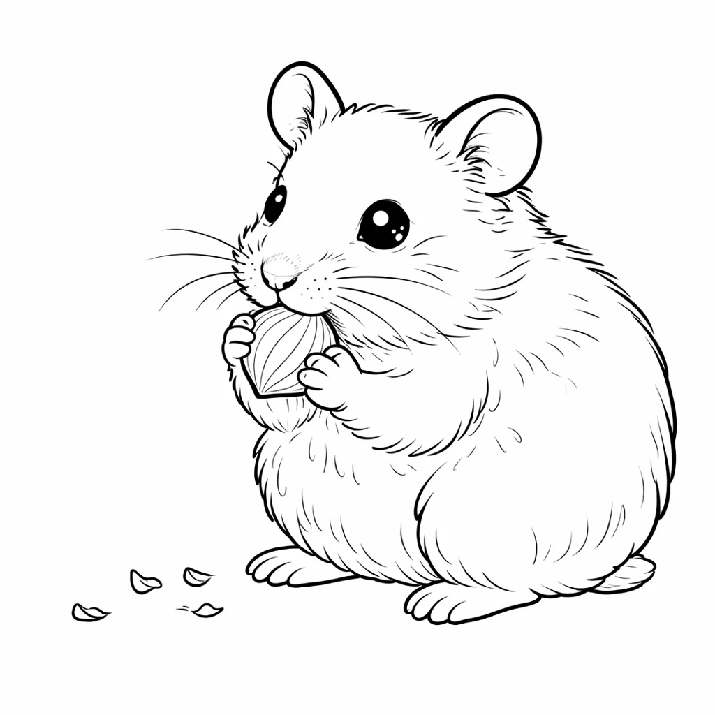 coloriage-hamster Page 7