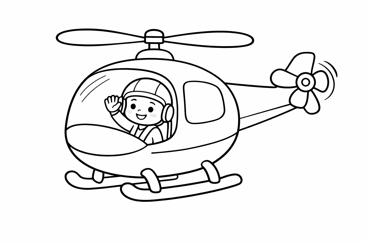 coloriage-helicoptere Page 11