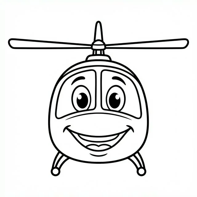 coloriage-helicoptere Page 13