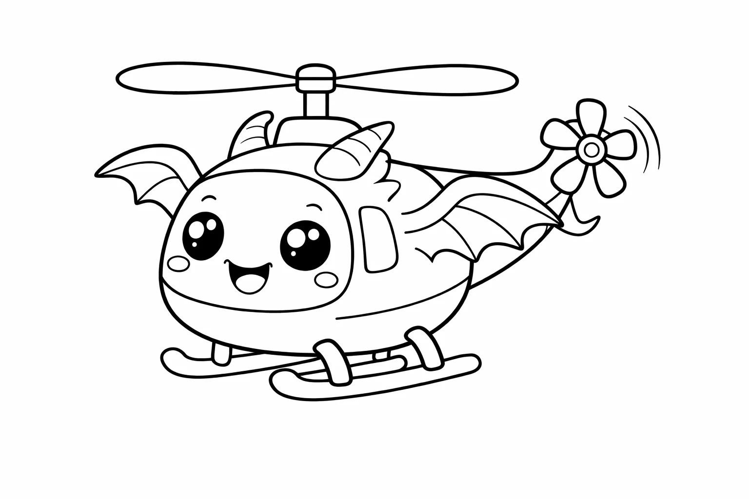 coloriage-helicoptere Page 14