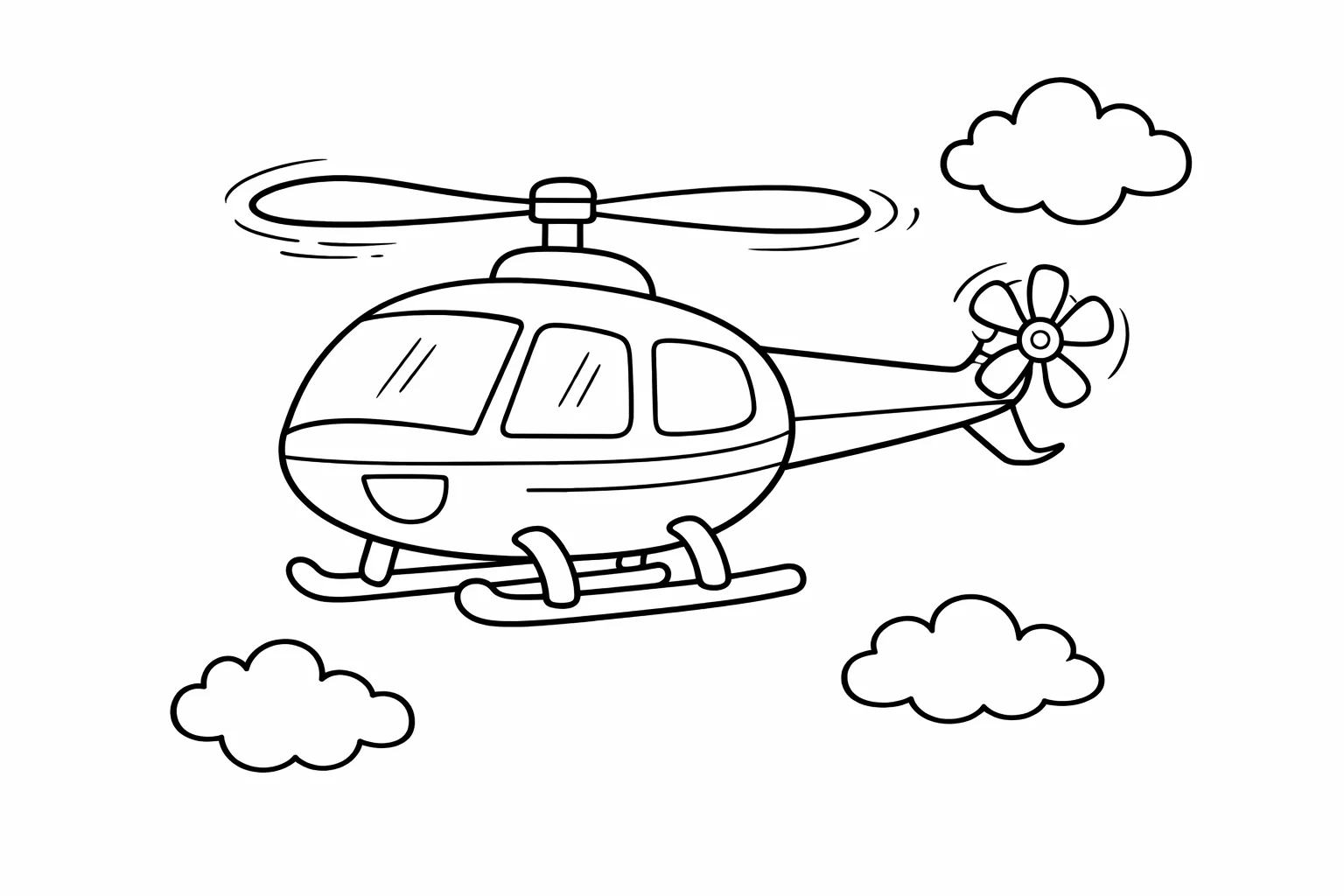 coloriage-helicoptere Page 16