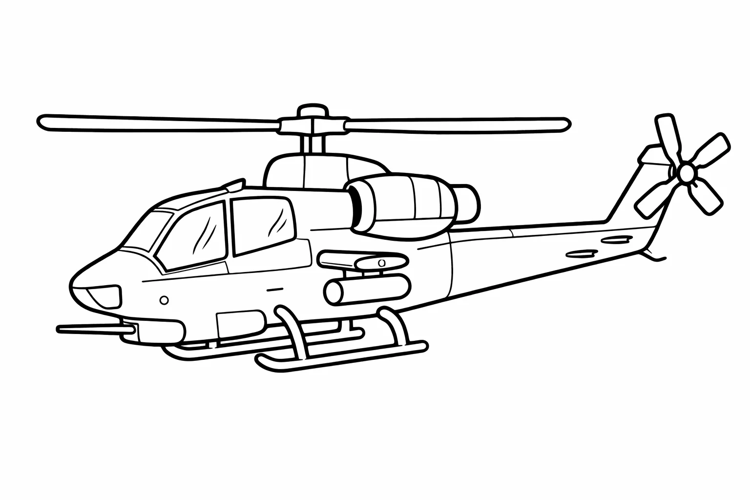 coloriage-helicoptere Page 5