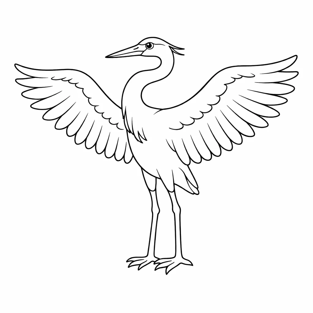 coloriage-heron Page 7