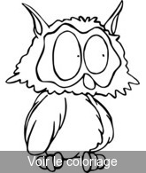 hibou image a imprimer et colorier