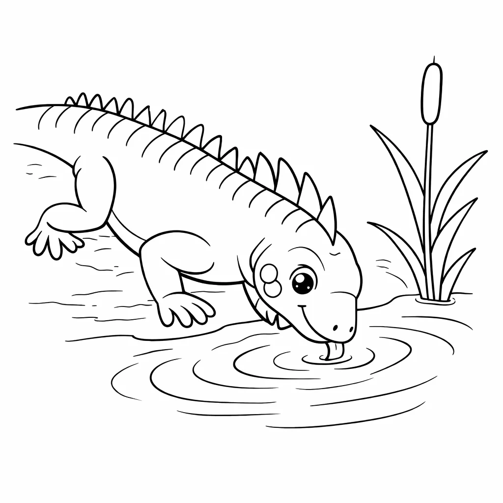 coloriage-iguane Page 7