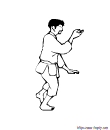 illustration de karate