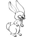 lapin dessin pour imprimer et colorier