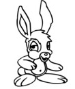 lapin coloriage pour imprimer