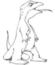 a colorier :coloriage lezard