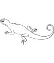 coloriage lezard a colorier