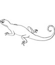 coloriage lezard a colorier