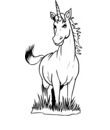 licorne dessin a colorier