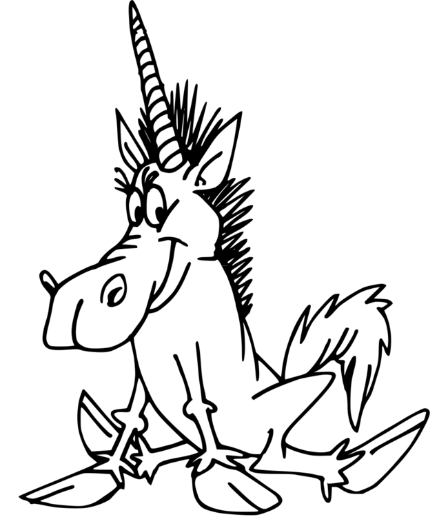 coloriage-licorne Page 4