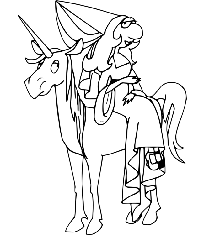coloriage-licorne Page 9