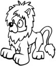 lion image a imprimer et colorier