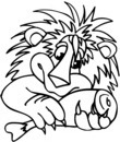 coloriage lion noir et blanc pour coloriage