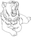 crocquis lion pour coloriage