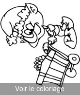 Coloriage Lutin livreur de cadeau | Toupty.com