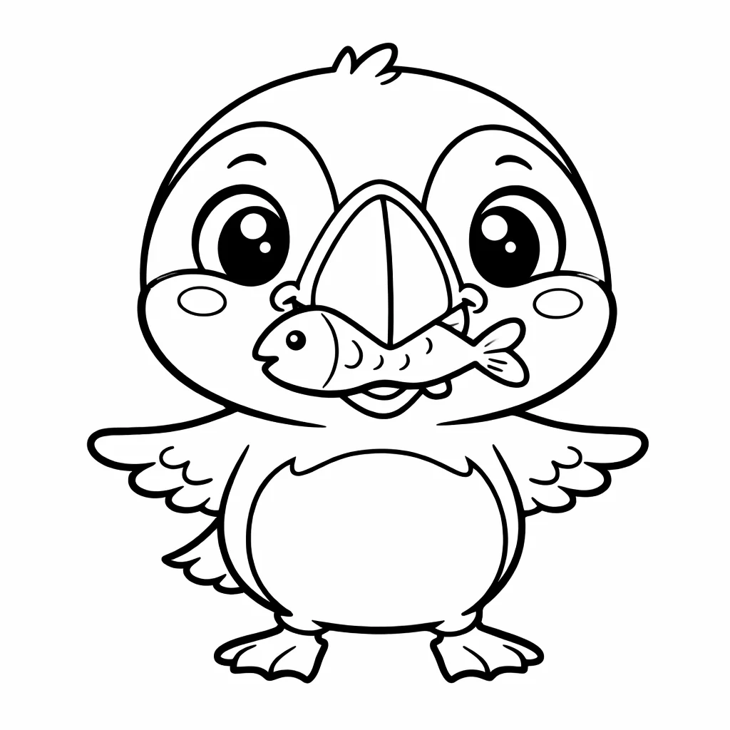 coloriage-macareux Page 4