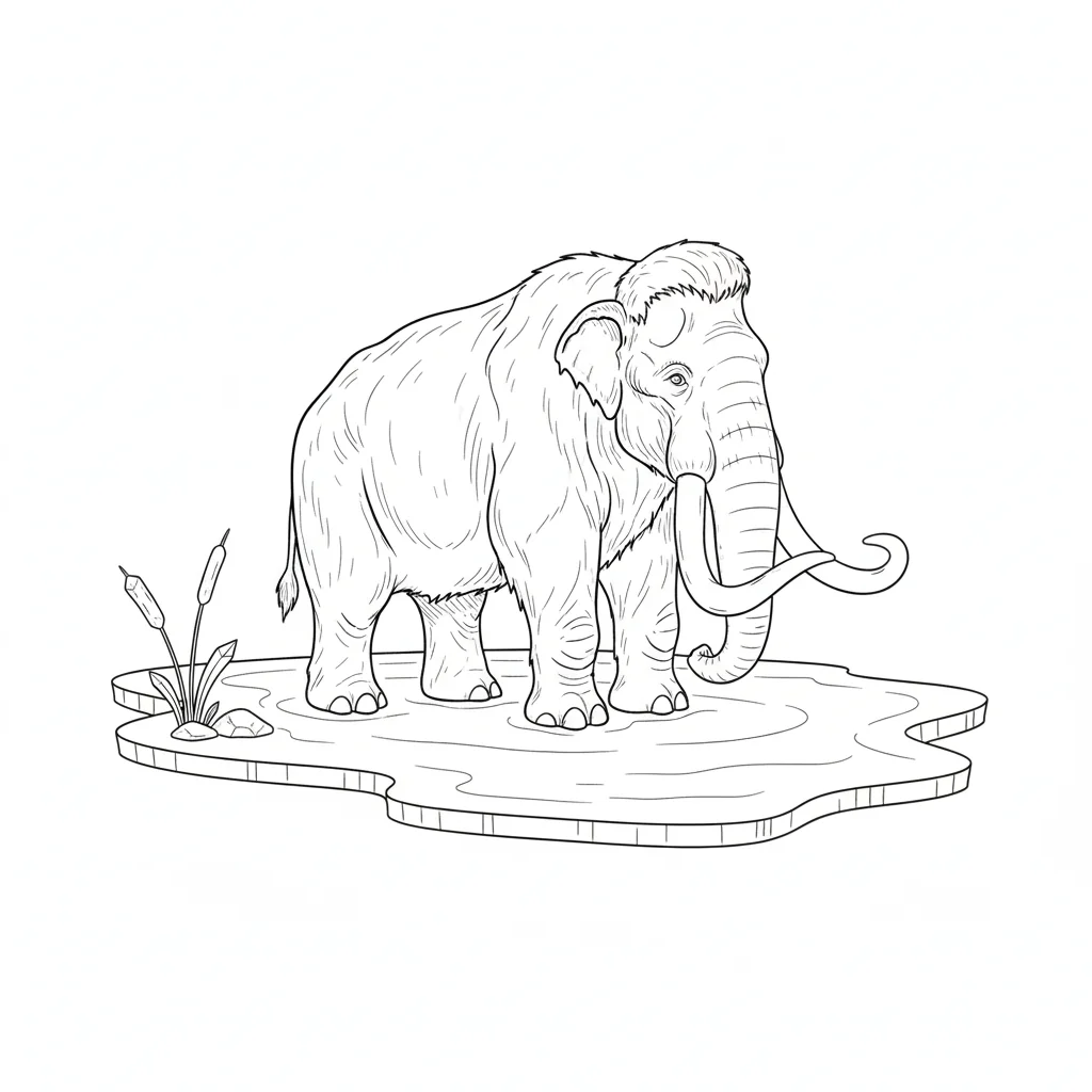 coloriage-mamouth Page 15