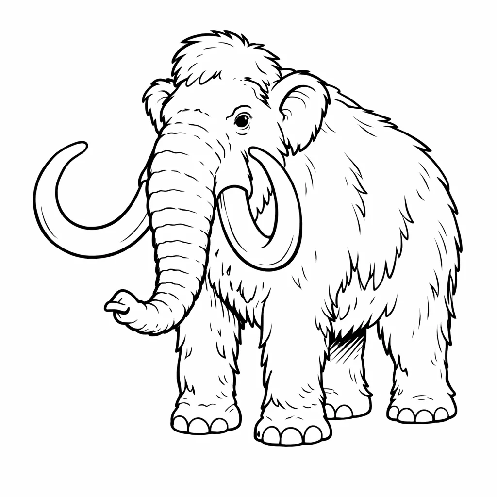 coloriage-mamouth Page 3