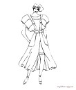 coloriage mannequin