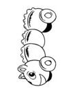 voiturette forme de chenille