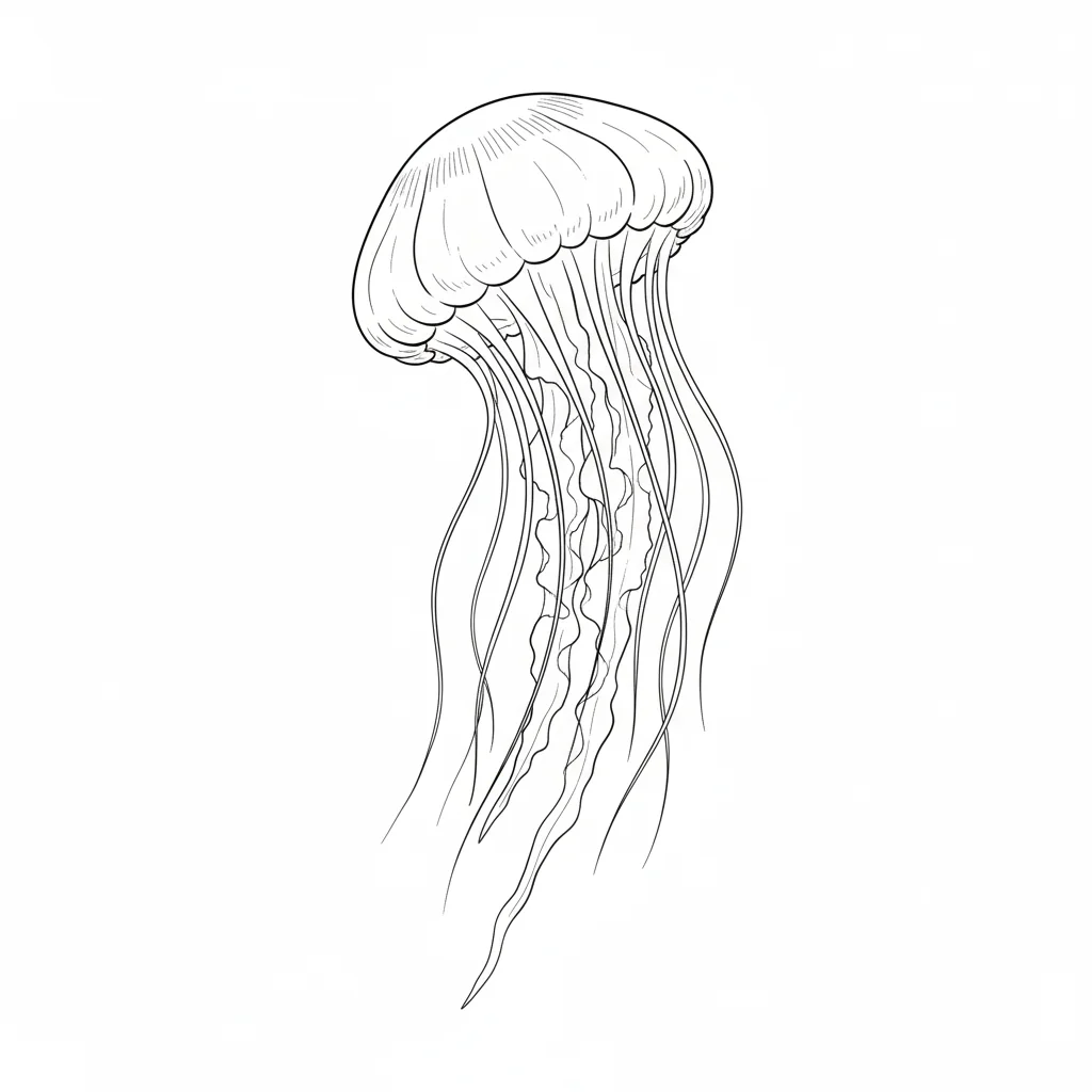 coloriage-meduse Page 12