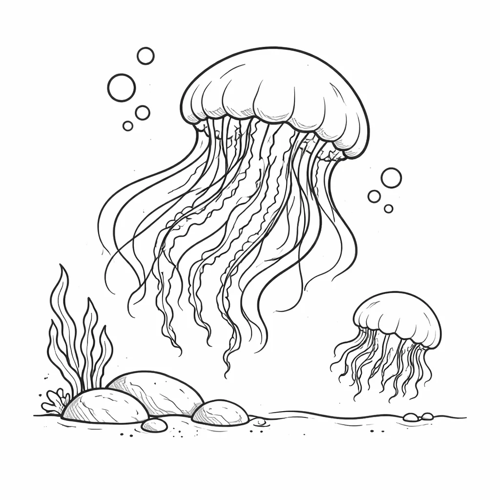 coloriage-meduse Page 16