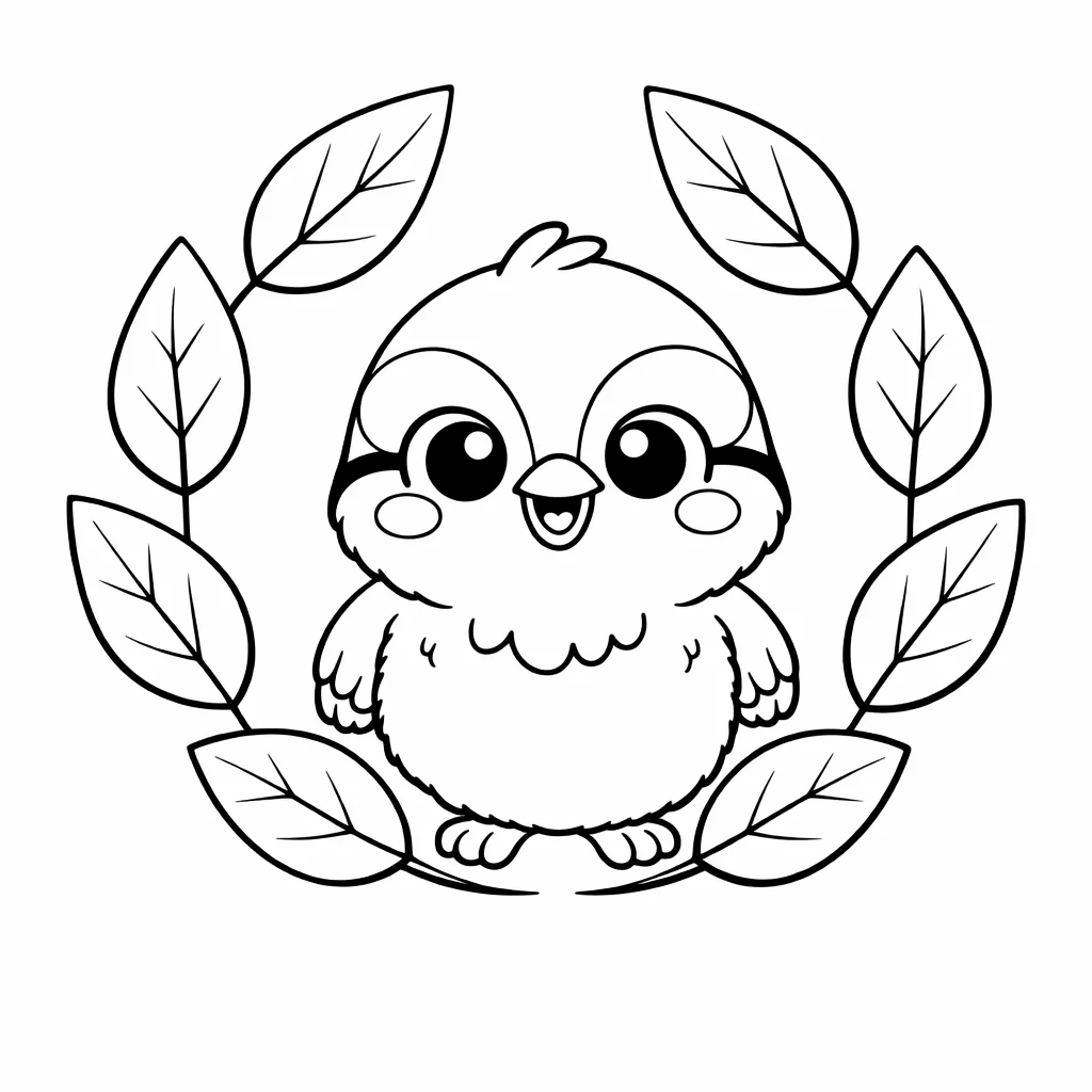 coloriage-mesange Page 13