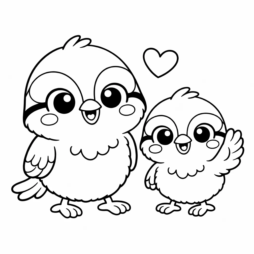 coloriage-mesange Page 16