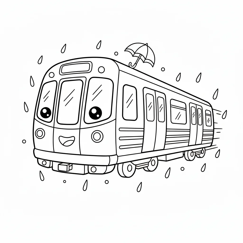 coloriage-metro Page 15