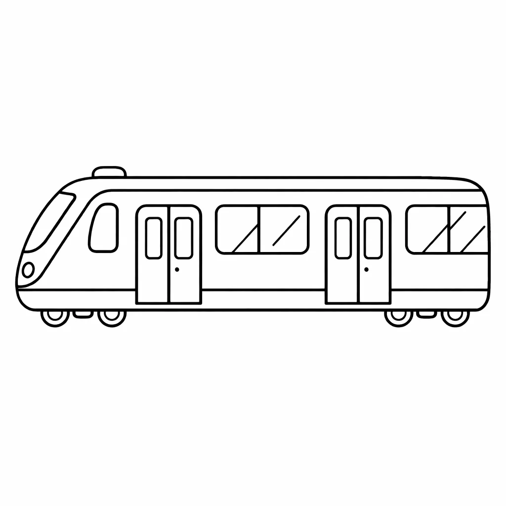 coloriage-metro Page 4