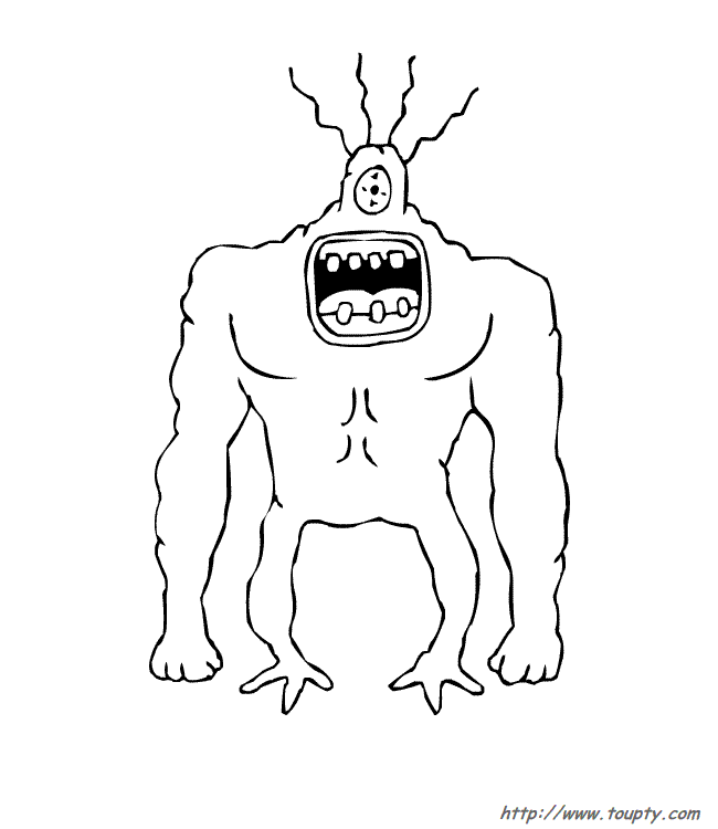 coloriage-monstre Page 1