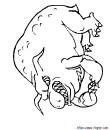 Coloriage Énorme monstre | Toupty.com