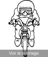 coloriage motard barbu et moustachu