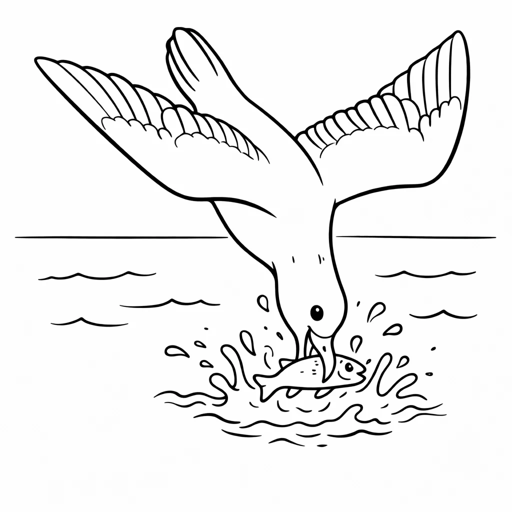 coloriage-mouette Page 12