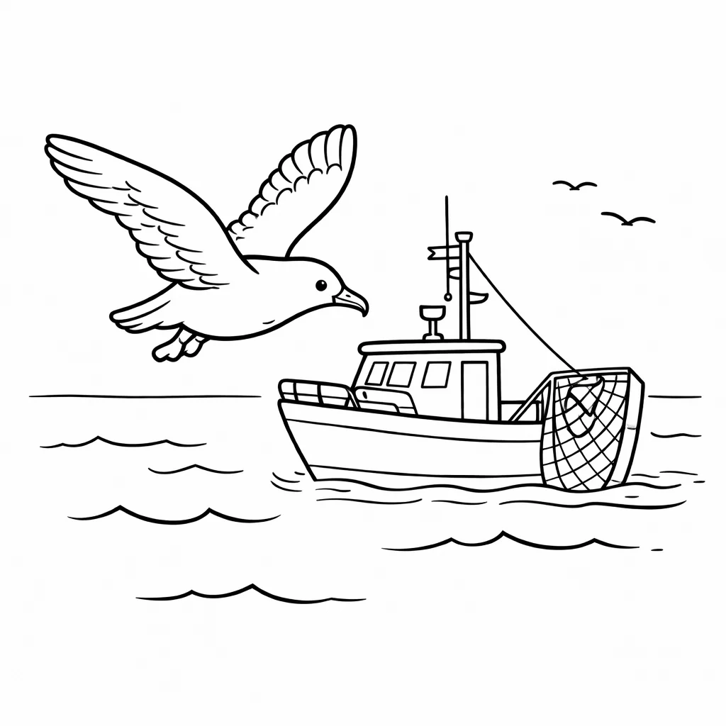 coloriage-mouette Page 15