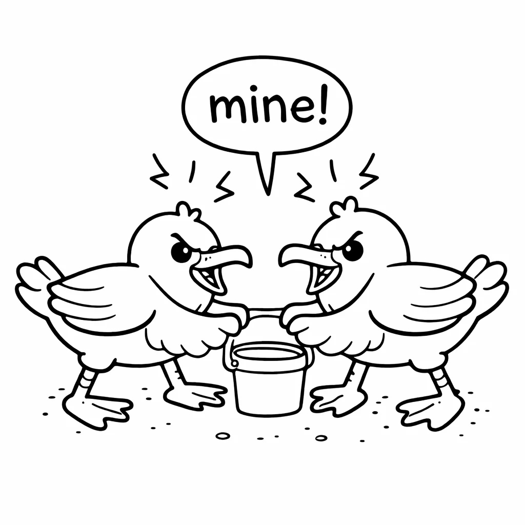 coloriage-mouette Page 6