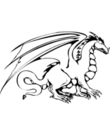 coloriage dragon 