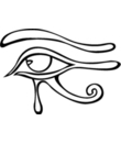 coloriage oeil d'horus