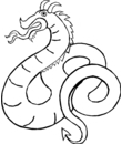 Un serpent-dragon<