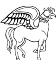 coloriage hippogriffe