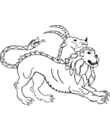 chimère corps de lion et queue de serpent
